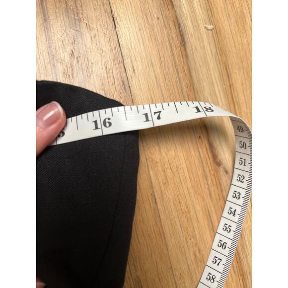 Madewell Women's 6 Black Strapless Midi Dress Cottage Core Minimalist Classic - Picture 6 of 11